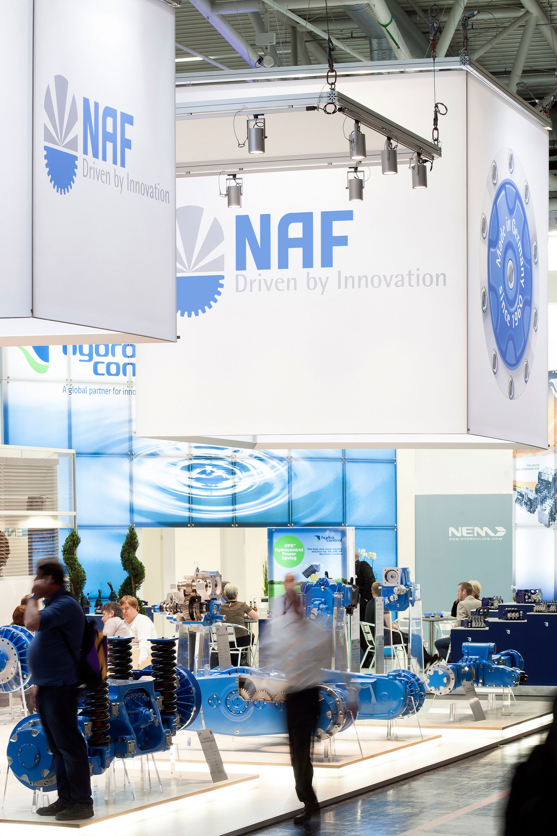 Messestand der Firma NAF.