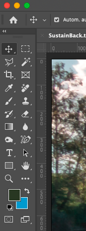 Ein Computer-Menü, von Adobe Photoshop zur Darstellung von Größe und Auflösung 